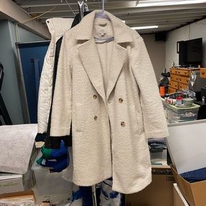 Loft Sherpa teddy coat - size small